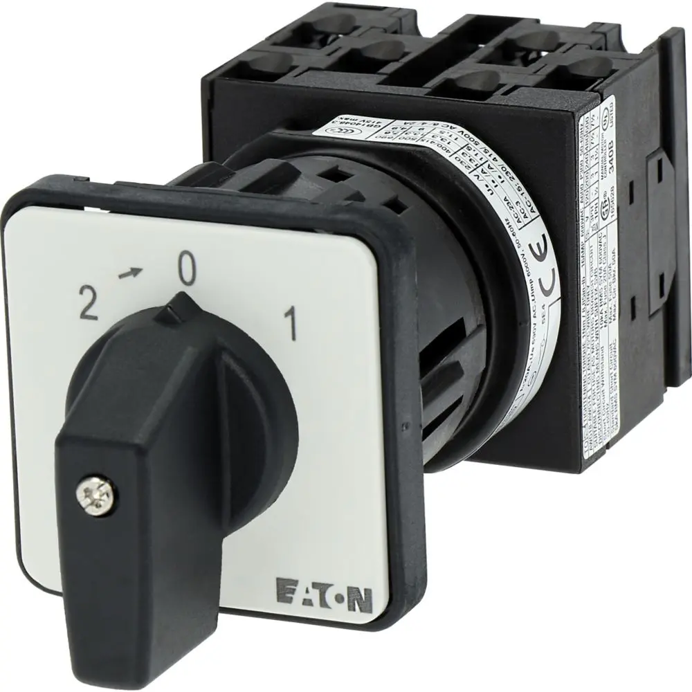 Produktfoto 1 von Eaton Nockenschalter / 20A, 690V (Volts), 3-Stufen, 45°-Wurfwinkel