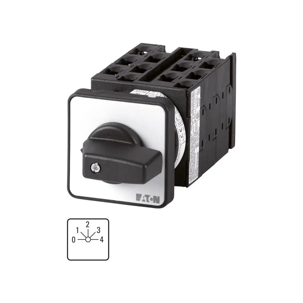 Produktfoto 1 von Eaton Nockenschalter, 3-polig / 32A, 690V (Volts), 5-Stufen, 45°-Wurfwinkel