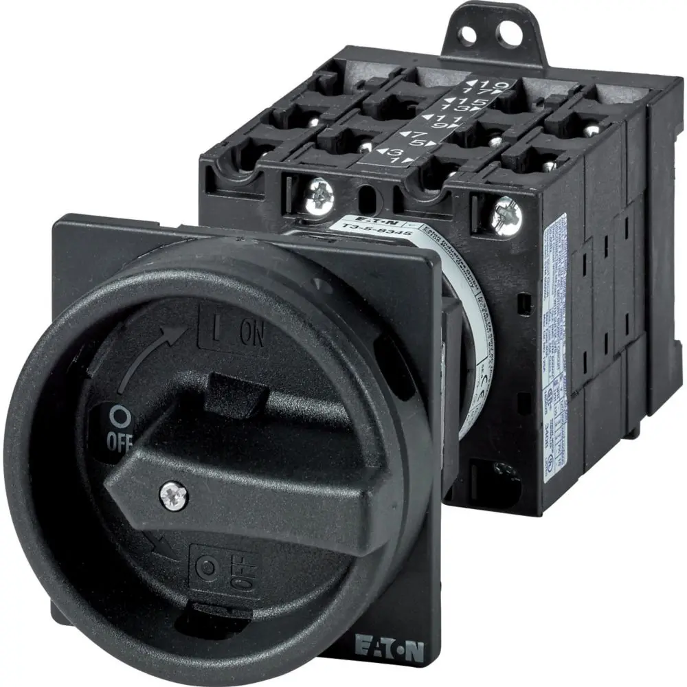 Produktfoto 1 von Eaton Eaton Moeller Series T3 Nockenschalter, 9P / 32A, 690V (Volts), 3-phasig, 3-Stufen, 90°-Wurfwinkel