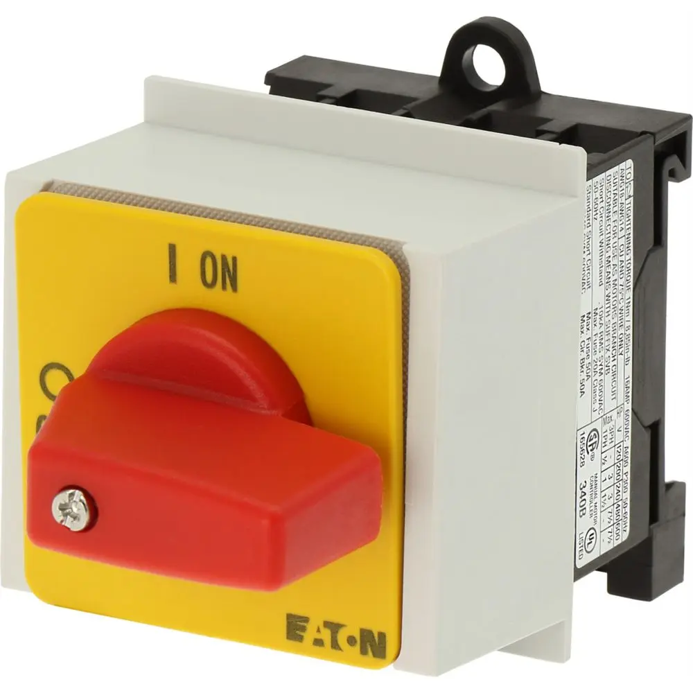 Produktfoto 1 von Eaton Nockenschalter, 2P / 20A, 690V (Volts), 2-Stufen, 90°-Wurfwinkel
