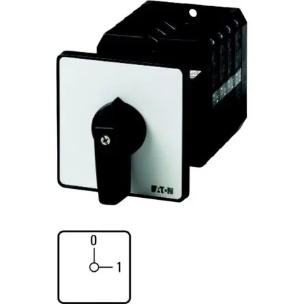 Produktfoto 1 von Eaton Eaton Moeller T5B Nockenschalter 63 A, 3-phasig, 4-Stufen Handkipphebel Schraube