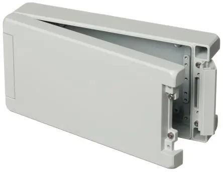 Produktfoto 1 von Bopla Bocube Alu; Gehäuse; Aluminium; Hellgrau Geflanscht; IK07, IK08 IP66, IP68 Breite 128 mm Höhe 60 mm Länge 259 mm