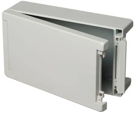 Produktfoto 1 von Bopla Bocube Alu; Gehäuse; Aluminium; Hellgrau Geflanscht; IK07, IK08 IP66, IP68 Breite 173 mm Höhe 90 mm Länge 299 mm