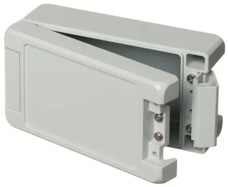 Produktfoto 1 von Bopla Bocube Alu; Gehäuse; Aluminium; Hellgrau Geflanscht; IK07, IK08 IP68, IP66 Breite 86 mm Höhe 60 mm Länge 159 mm