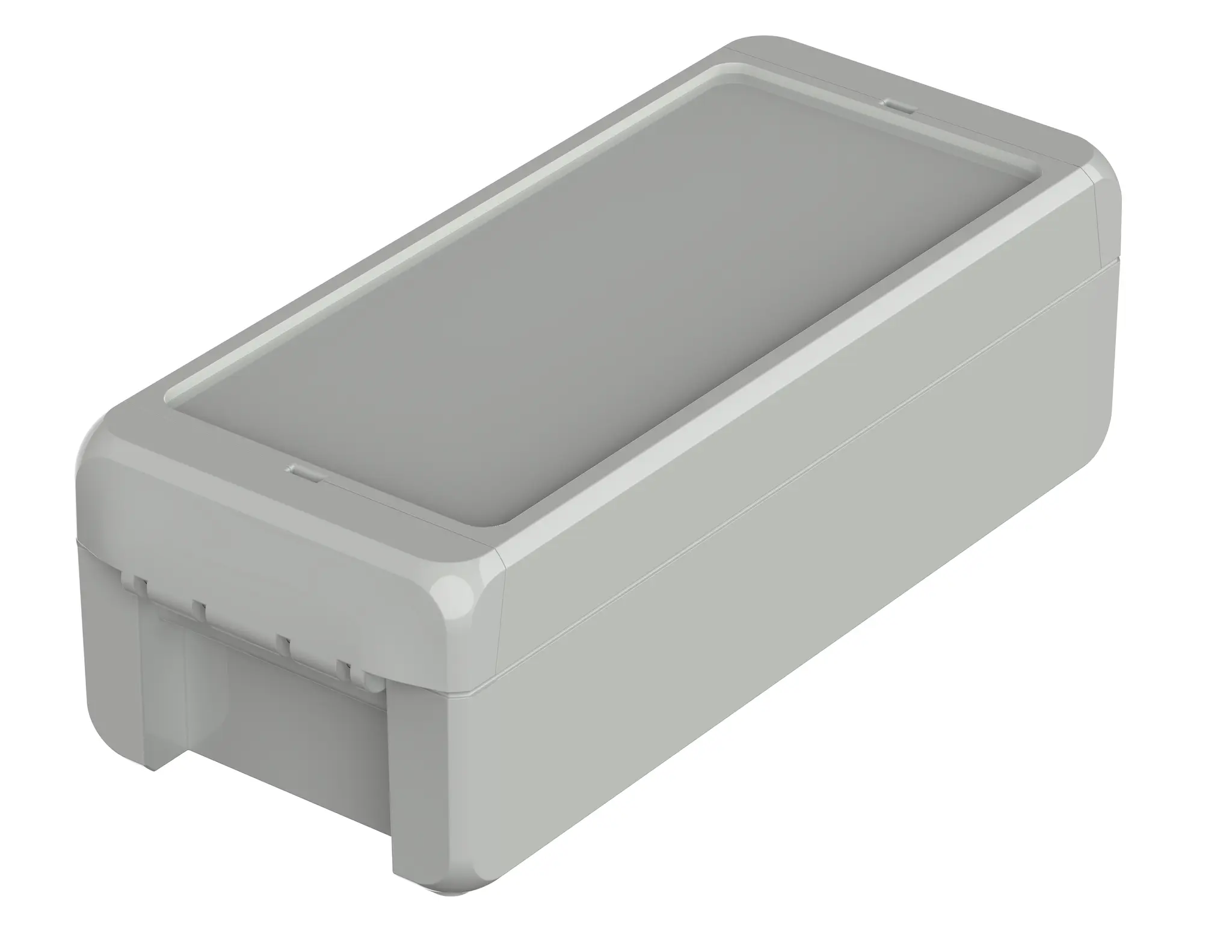 Produktfoto 1 von Bopla Bocube; Gehäuse; Polycarbonat; Hellgrau; IK07 IP66 Breite 80 mm Höhe 60 mm Länge 191 mm