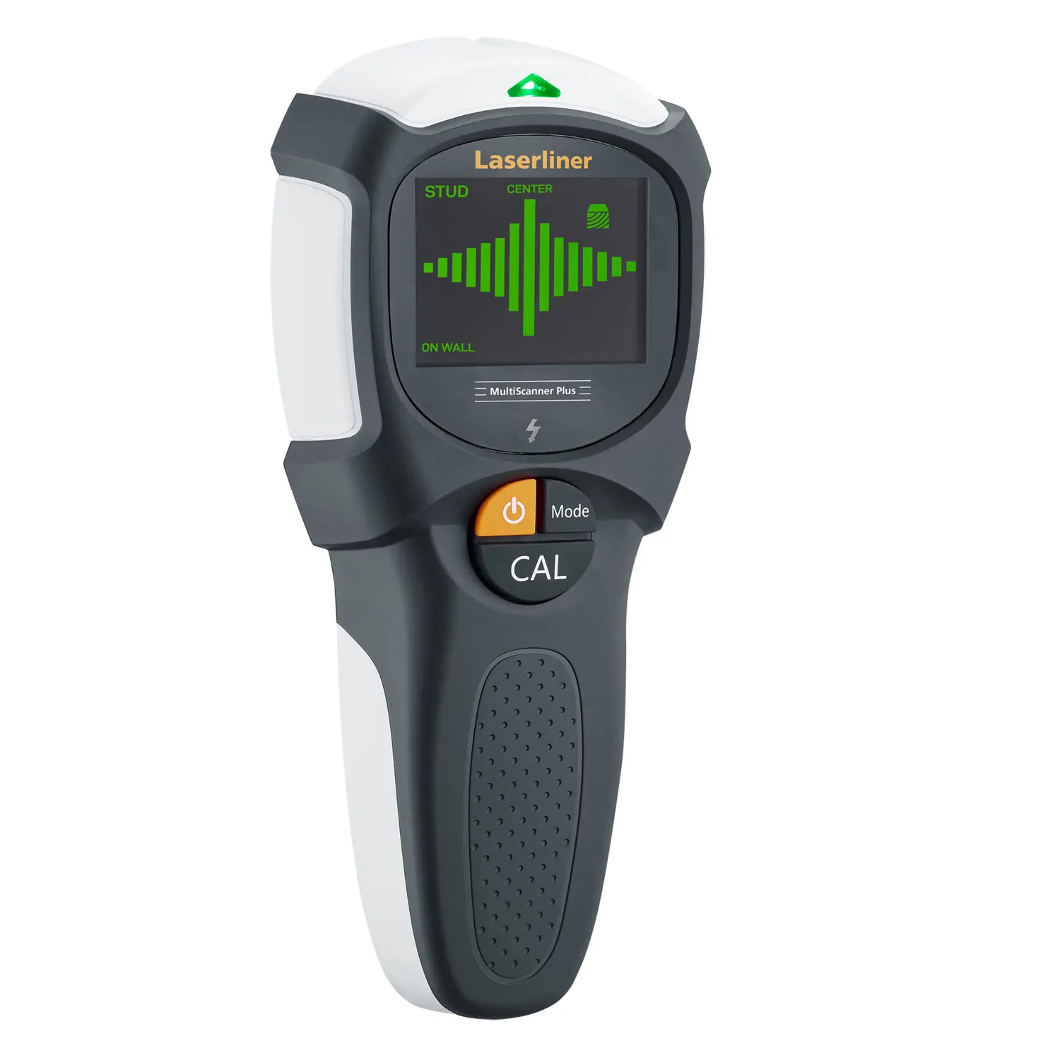 Produktfoto 1 von Laserliner Wandscanner, 120 mm, 20 mm Batterie, Farbbildschirm-Display 178 g, H. 205 mm, L. 38 mm, B. 87 mm