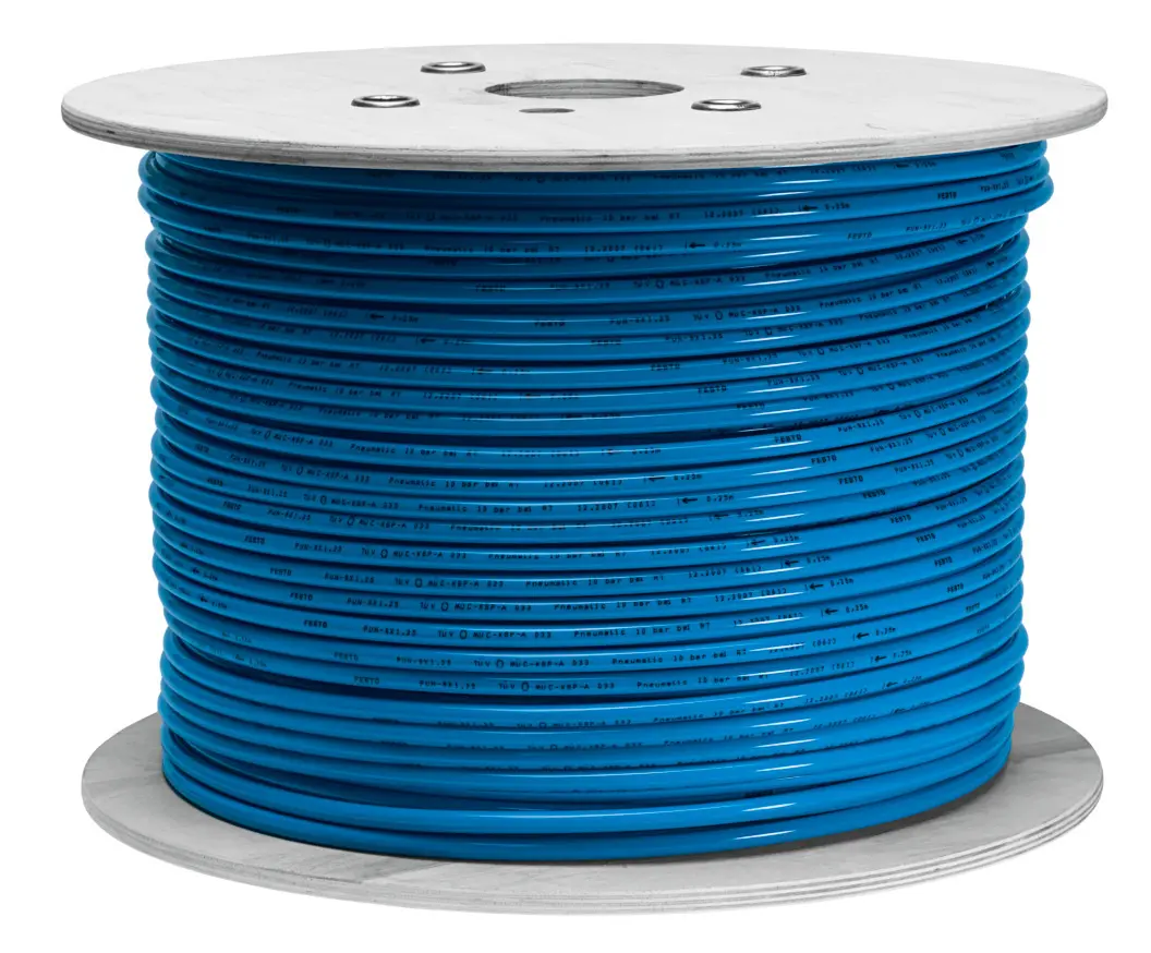 Produktfoto 1 von Festo PUN Luftschlauch Thermoplastisches Elastomer Blau 8 mm x 400 m bis 1 Mpa