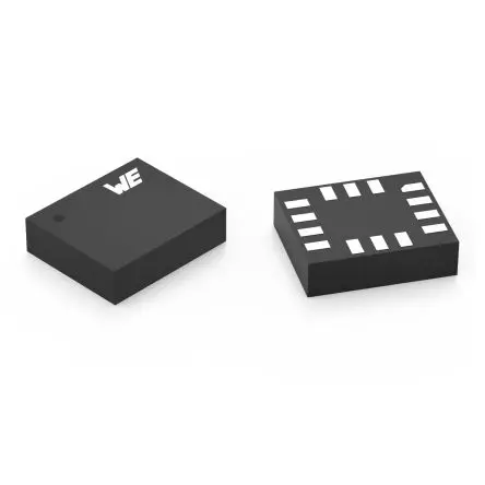 Produktfoto 1 von Wurth Elektronik Trägheitssensor 6-Achsen Oberfläche 1.71 V 3.6V I2C/SPI Trägheitssensor QFN 14-Pin
