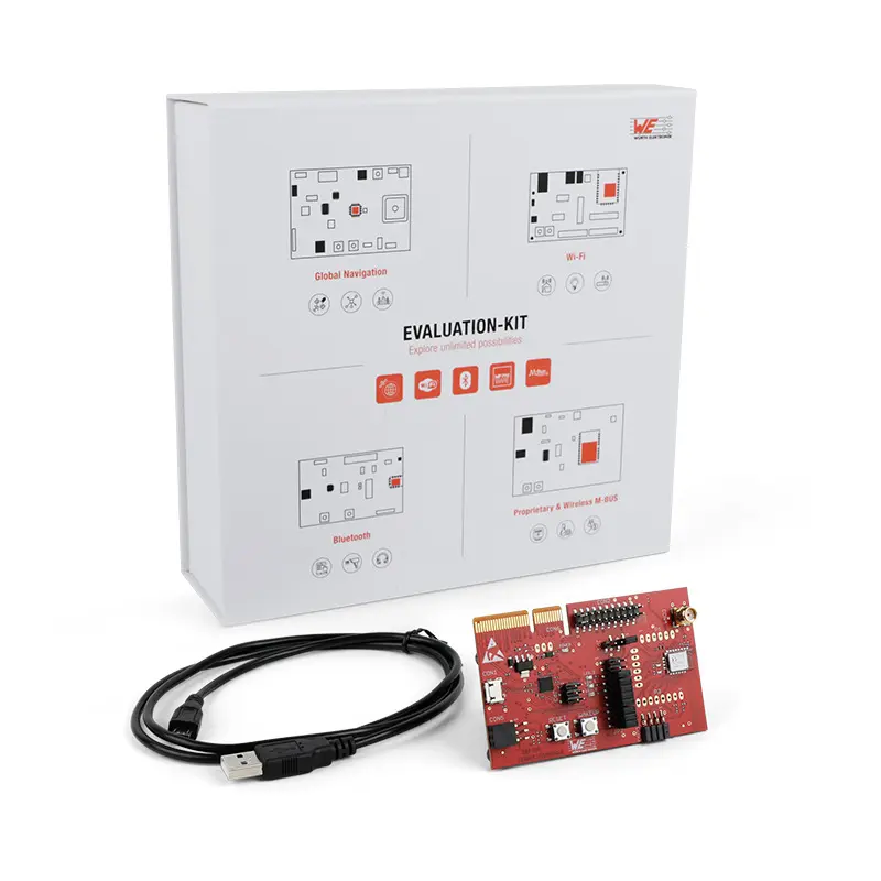 Produktfoto 1 von Würth Elektronik Evaluierungsplatine, 2402 → 2480MHz Entwicklungsplatine Bluetooth für Proteus-II, Bluetooth
