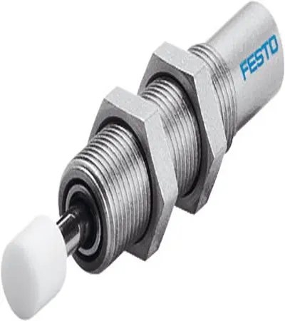Produktfoto 1 von Festo Stoßdämpfer Geh.L. 28.5 mm Ges.L. 36.8 mm M6, -10 °C / 80 °C