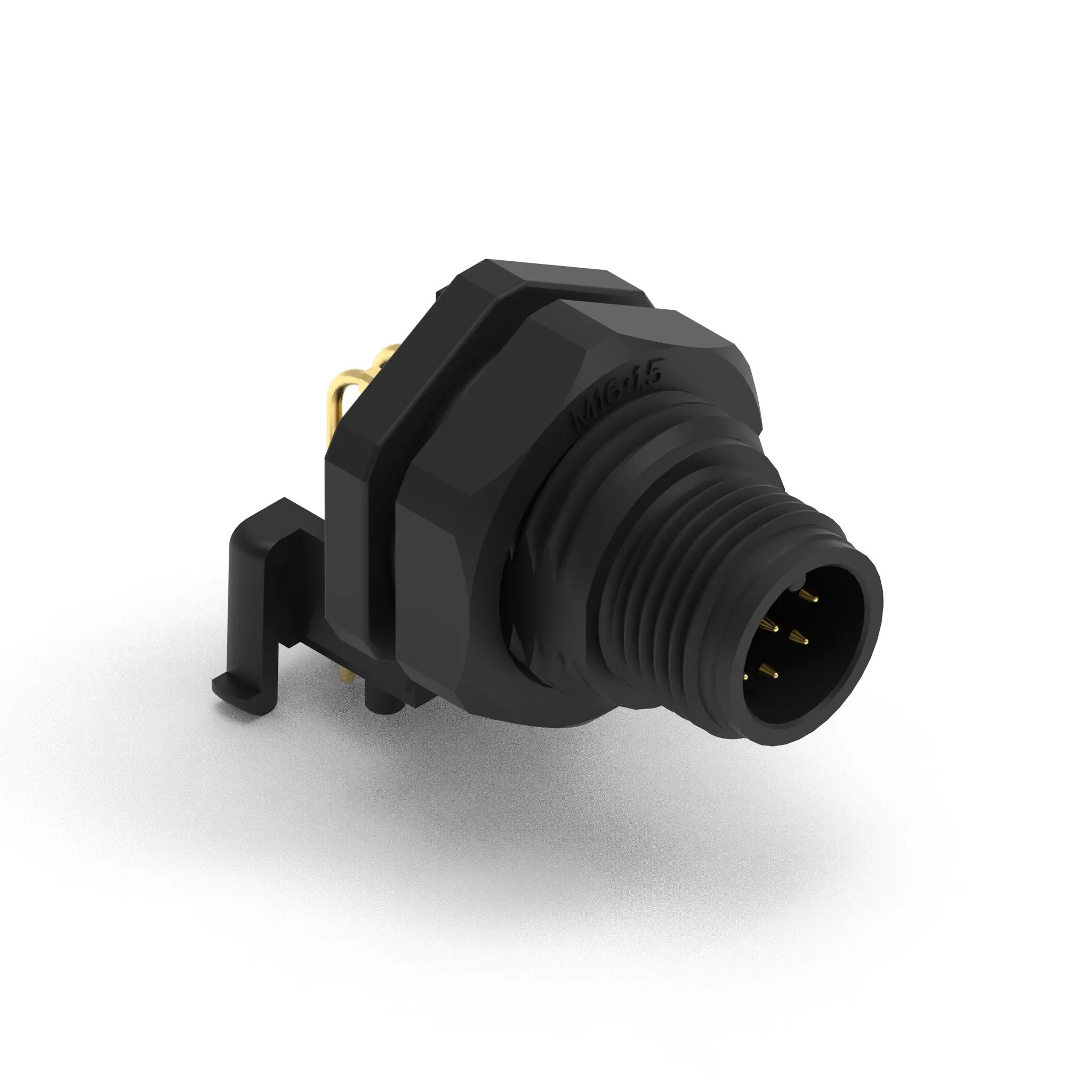 Produktfoto 1 von Wurth Elektronik WR-CIRC M12 Rundsteckverbinder Stecker 8-polig Stecker 5A Panel IP68