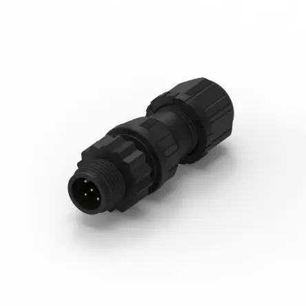 Produktfoto 1 von Wurth Elektronik WR-CIRC M12 Rundsteckverbinder Stecker 5-polig Stecker 5A Kabel IP68