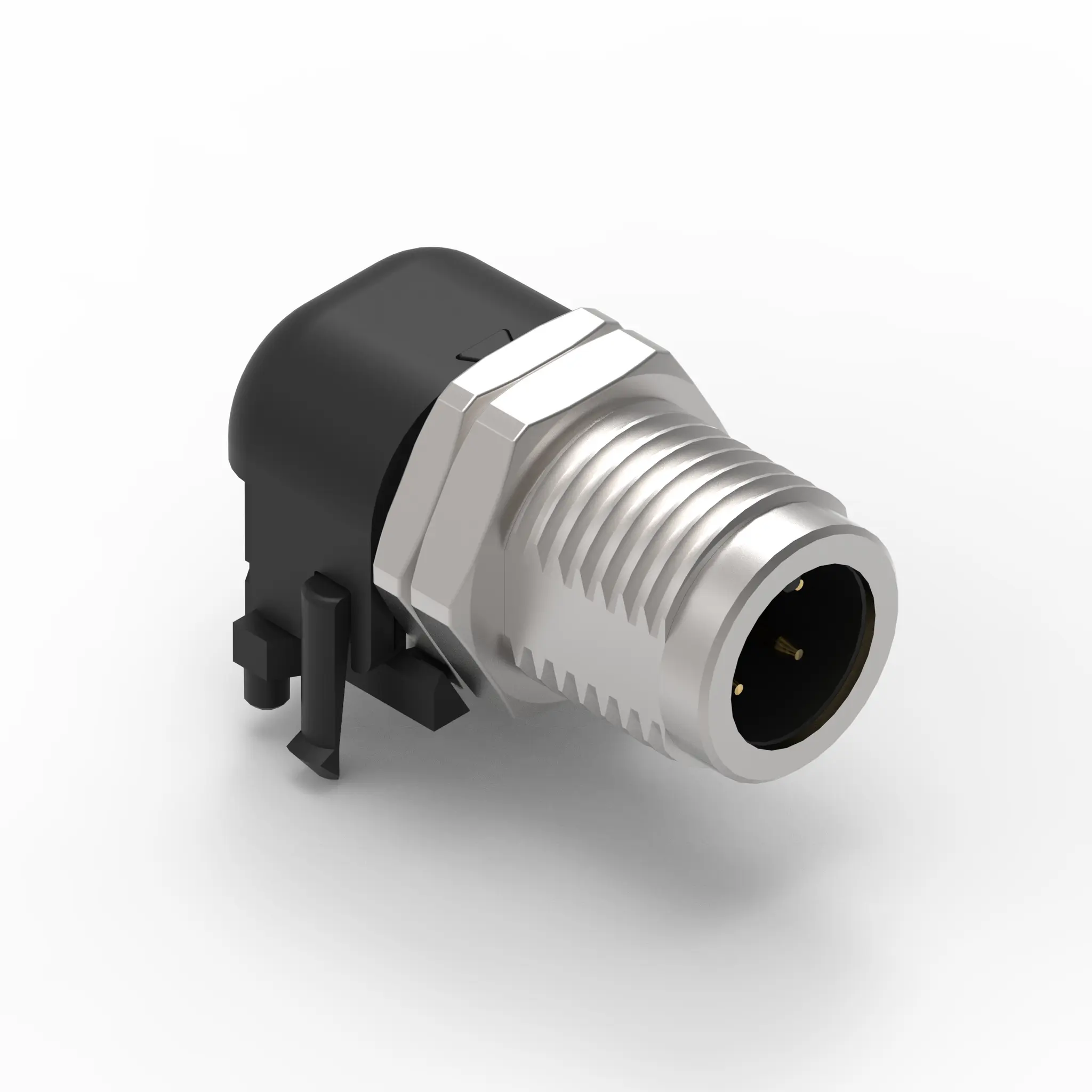 Produktfoto 1 von Wurth Elektronik WR-CIRC M12 Rundsteckverbinder Stecker 4-polig Stecker 5A Panel IP68