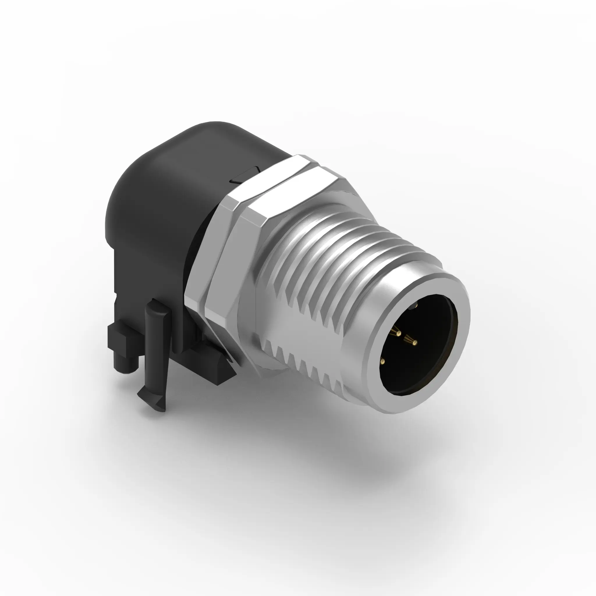 Produktfoto 1 von Wurth Elektronik WR-CIRC M12 Rundsteckverbinder Stecker 5-polig Stecker 5A Panel IP68