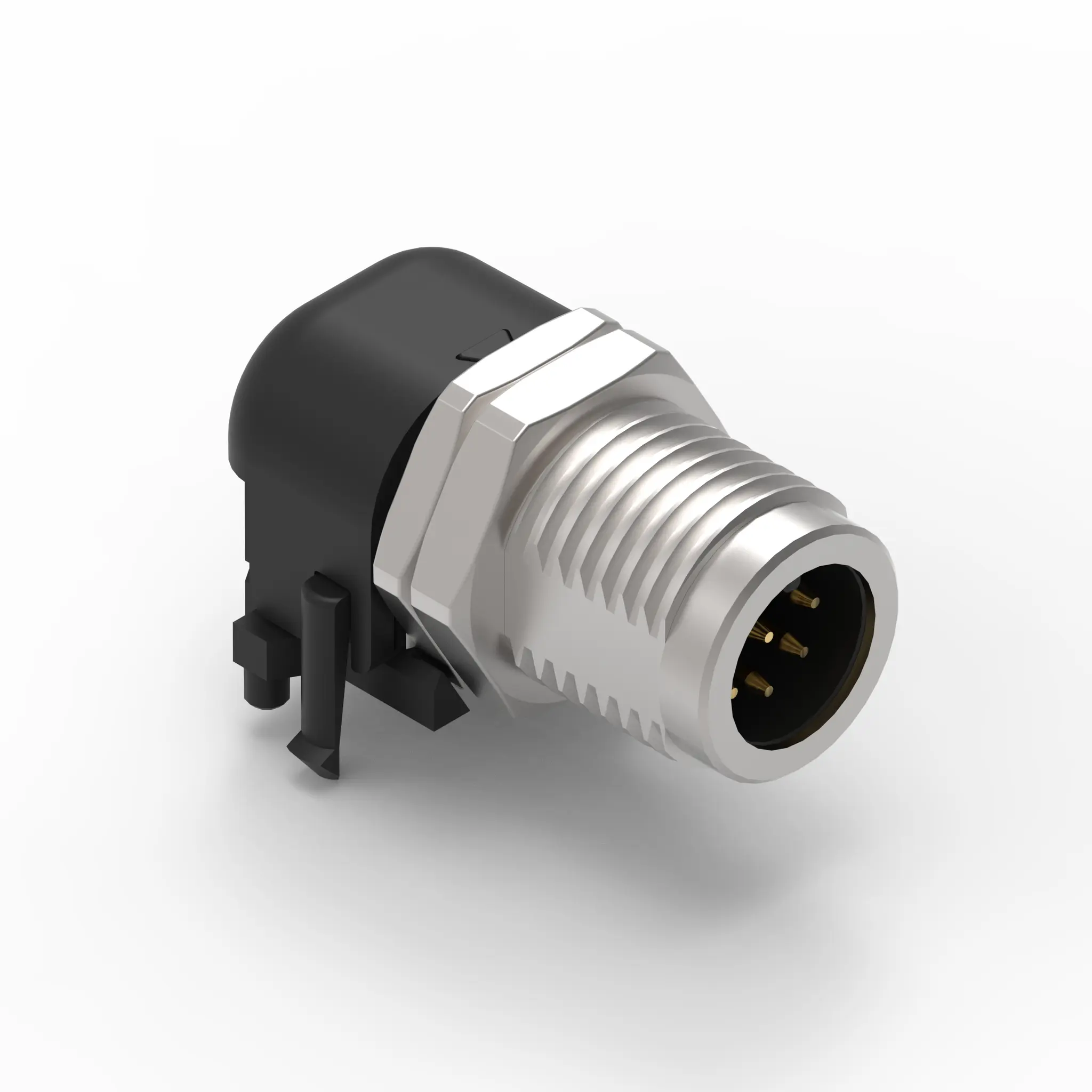 Produktfoto 1 von Wurth Elektronik WR-CIRC M12 Rundsteckverbinder Stecker 8-polig Stecker 5A Panel IP68