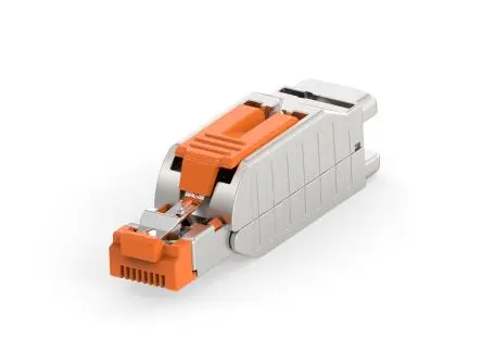 Produktfoto 1 von TE Connectivity 2383216 Stecker Cat5e RJ45-Steckverbinder, 1-Port 8-polig Abgeschirmt Kabel Gerade