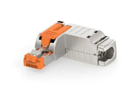 Produktfoto 1 von TE Connectivity 2383217 Stecker Cat5e RJ45-Steckverbinder, 1-Port 8-polig Abgeschirmt Kabel Gerade