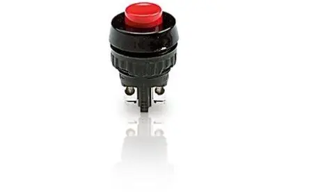 Produktfoto 1 von RAFI 1.1 Druckschalter Tastend Panel Ø 15.2 mm, SPST / 700mA 250 V ac, IP40, IP65