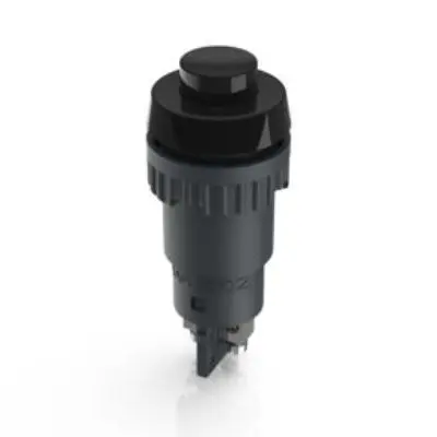 Produktfoto 1 von RAFI 1.1 Druckschalter Tastend Panel Ø 16.2 mm, SPST / 2 A 250 V dc 250 V ac, IP40, IP65