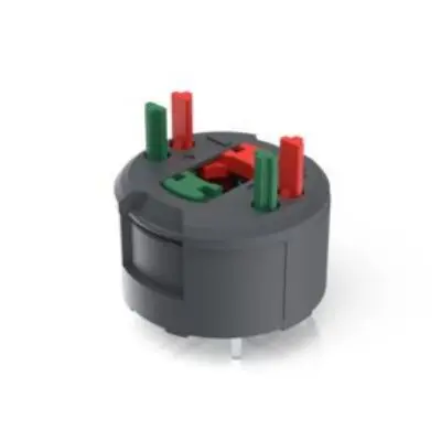 Produktfoto 1 von RAFI RAFIX FS Drucktaster-Kontaktblock Anzeigenblock 1 Öffner + 1 Schließer 35V für THT LED