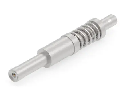 Produktfoto 1 von TE Connectivity Koaxadapter, 50 Ω, Gerade, 9GHz Stecker Stecker, Kabel-zu-Platine