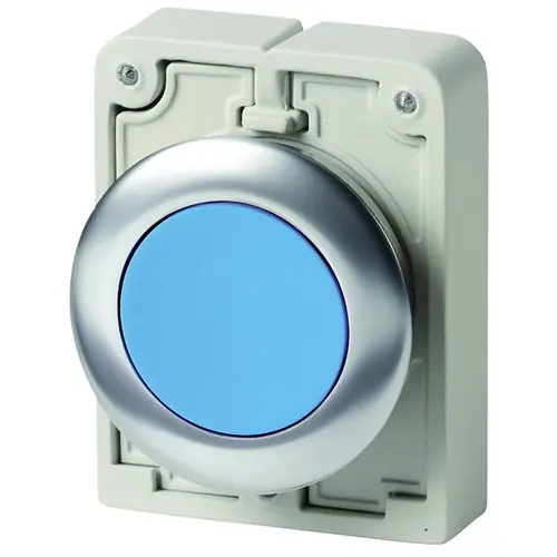 Produktfoto 1 von Eaton Moeller Druckschalter Ø 30.5 mm Blau, IP66, IP69, IP40