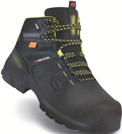 Produktfoto 1 von Heckel MACSOLE ADVENTURE 3.0, Herren, Sicherheitsstiefel Schwarz, Gelb mit Videosignal-Schutzkappe, Größe 44 10