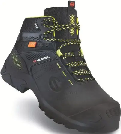 Produktfoto 1 von Heckel MACSOLE ADVENTURE 3.0, Herren, Sicherheitsstiefel Schwarz, Gelb mit Videosignal-Schutzkappe, Größe 45 10.5