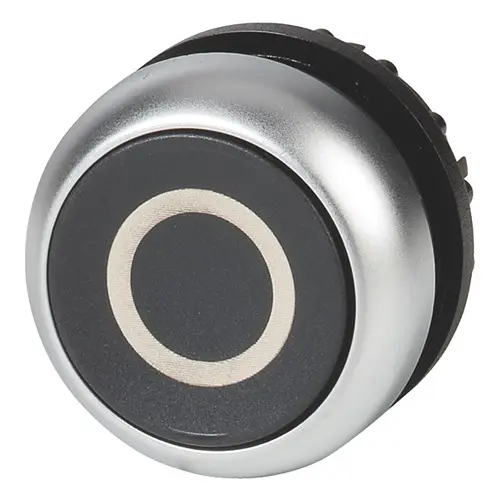 Produktfoto 1 von Eaton Moeller Druckschalter Ø 22.5 mm Schwarz, IP66, IP69K, IP40