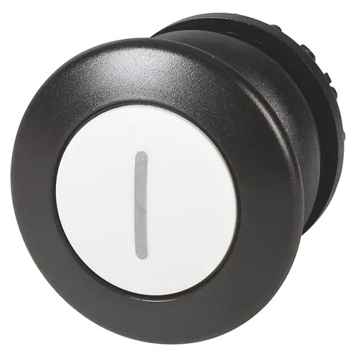 Produktfoto 1 von Eaton M22 Druckschalter Ø 22.5 mm, Weiß Pilzkopf Pilzförmig Kunststoff, IP69