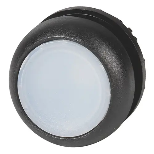 Produktfoto 1 von Eaton M22 Druckschalter Ø 22.5 mm, Weiß Glatt Flach, IP69
