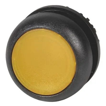 Produktfoto 1 von Eaton M22 Druckschalter Ø 22.5 mm, Gelb wartungsfrei Glatt Flach Kunststoff, IP66