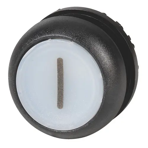 Produktfoto 1 von Eaton Eaton Moeller Druckschalter Ø 22.5 mm, Weiß Schaltfunktion Rastend Glatt Rund Kunststoff, IP69