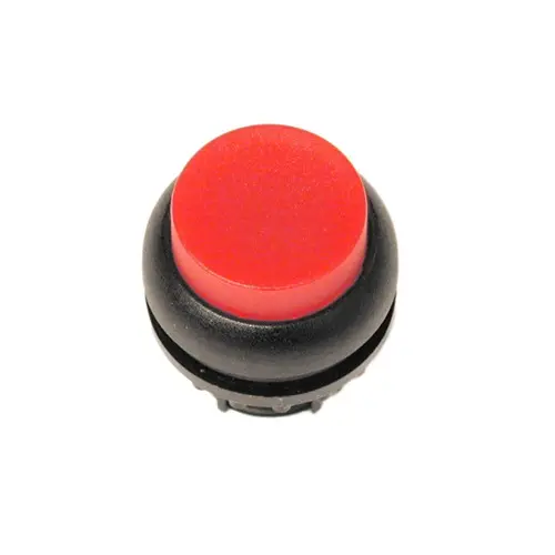 Produktfoto 1 von Eaton M22 Druckschalter Ø 22.5 mm, Rot Momentan mit Federrückstellung Rund Kunststoff, IP66