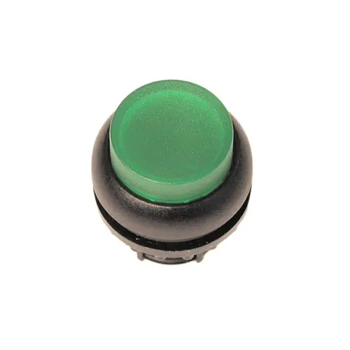 Produktfoto 1 von Eaton M22 Druckschalter Ø 22.5 mm, Grün Rund Kunststoff, IP69