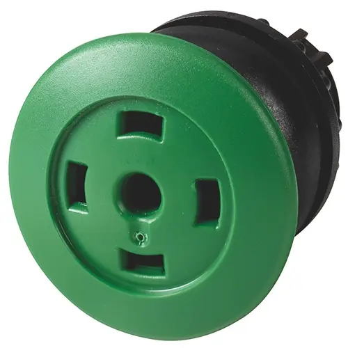 Produktfoto 1 von Eaton M22 Druckschalter Ø 22.5 mm, Grün wartungsfrei Pilzförmig Kunststoff, IP69