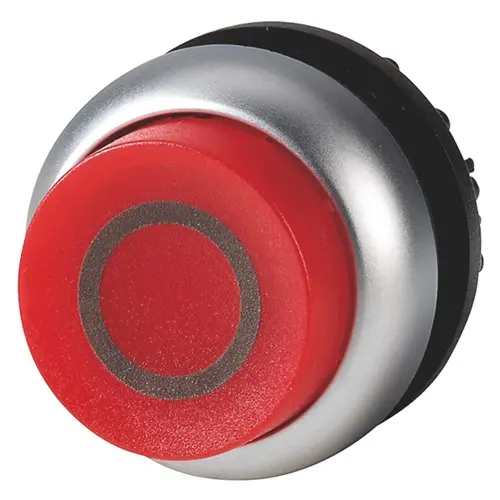 Eaton M22 Druckschalter Ø 22.5 mm, Rot Schaltfunktion Rastend Rund Kunststoff, IP66