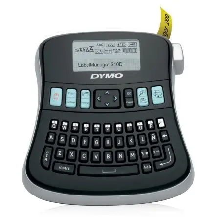 Produktfoto 1 von Dymo LabelManager 210D Etikettendrucker bis 12 mm Etiketten Tragbares Gerät Tastatur, Typ C - EU