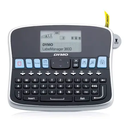 Dymo LabelManager 360D Etikettendrucker bis 19 mm Etiketten Tastatur, Typ C - EU