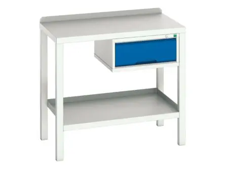 Produktfoto 1 von Bott Geschweißte Sitzbank Stahl Werkbank L. 600 mm B. 1000mm H. 910 mm, Traglast 75kg