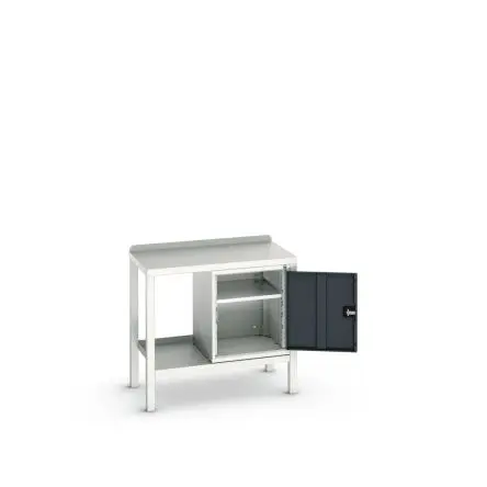 Produktfoto 1 von Bott Geschweißte Sitzbank Stahl Werkbank L. 600 mm B. 1000mm H. 910 mm, Traglast 75kg