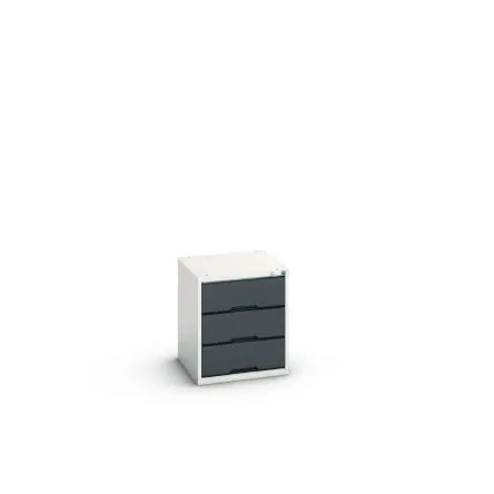 Produktfoto 1 von Bott 3 Stahl Schrank Anthrazit, Hellgrau, 600 mm x 525mm x 550 mm