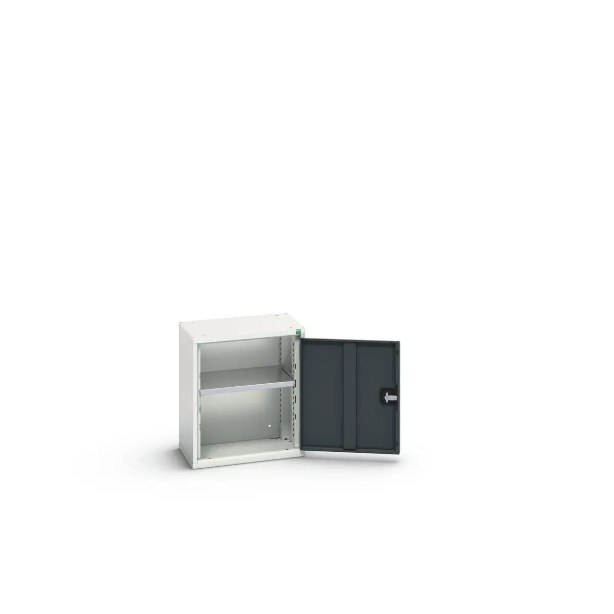 Produktfoto 1 von Bott Schrank Typ Wandschrank 1 Tür/en 1 Regal/e 0 Schublade/n 600 mm 525 mm Ja 350 mm Stahlblech