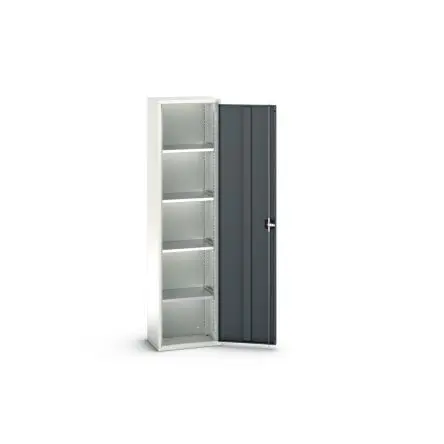 Produktfoto 1 von Bott Schrank Typ Regalschrank Freistehend 1 Tür/en 4 Regal/e 0 Schublade/n 2000 mm 525mm Abschließbar 350 mm Stahlblech