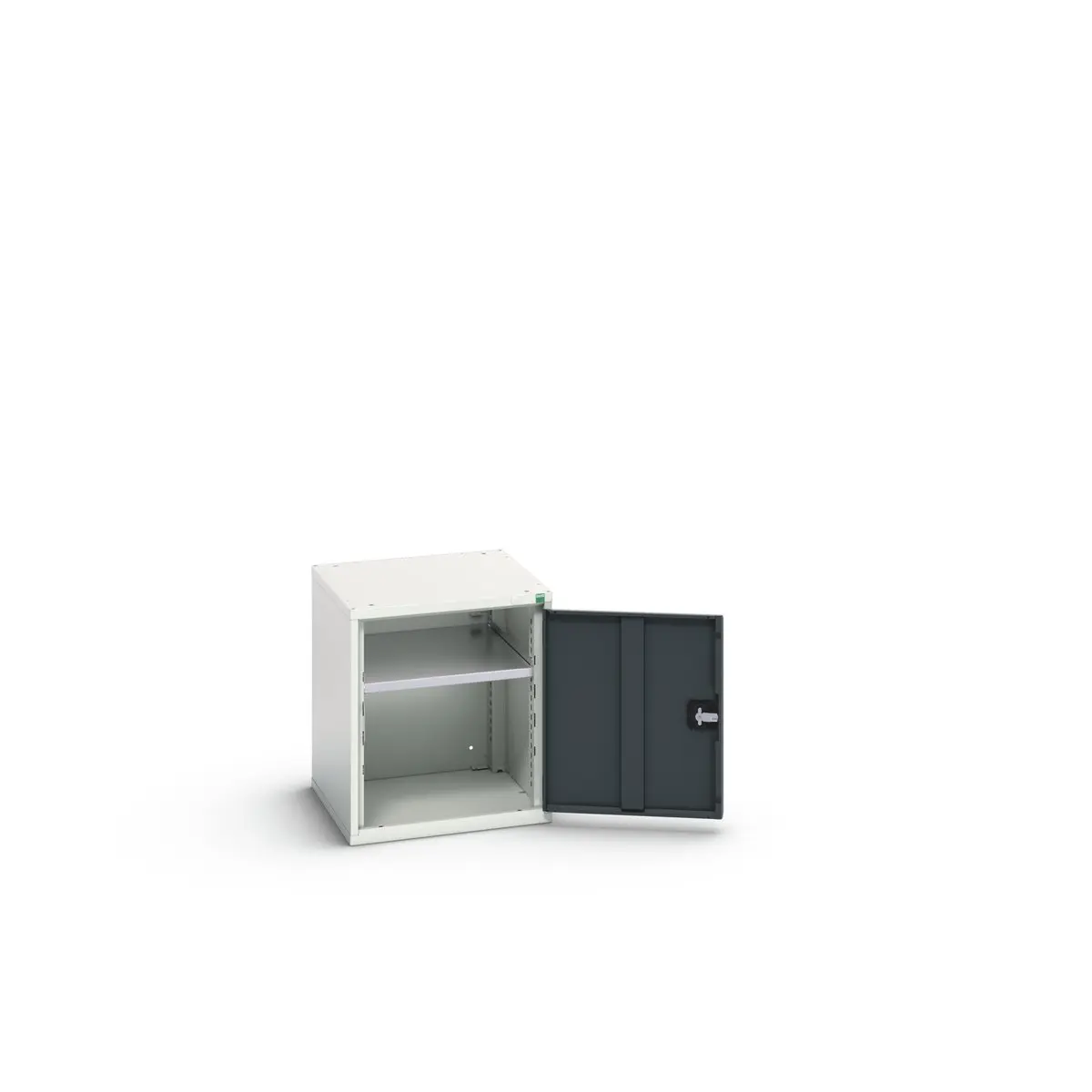 Produktfoto 1 von Bott Schrank Typ Regalschrank Bodenmontage 1 Tür/en 1 Regal/e 0 Schublade/n Verriegelbar Stahlblech