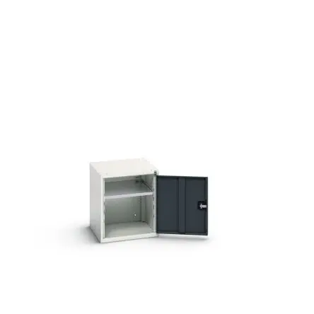 Produktfoto 1 von Bott Schrank Typ Regalschrank Freistehend 1 Tür/en 1 Regal/e 0 Schublade/n 600 mm 525mm Abschließbar 550 mm Stahlblech