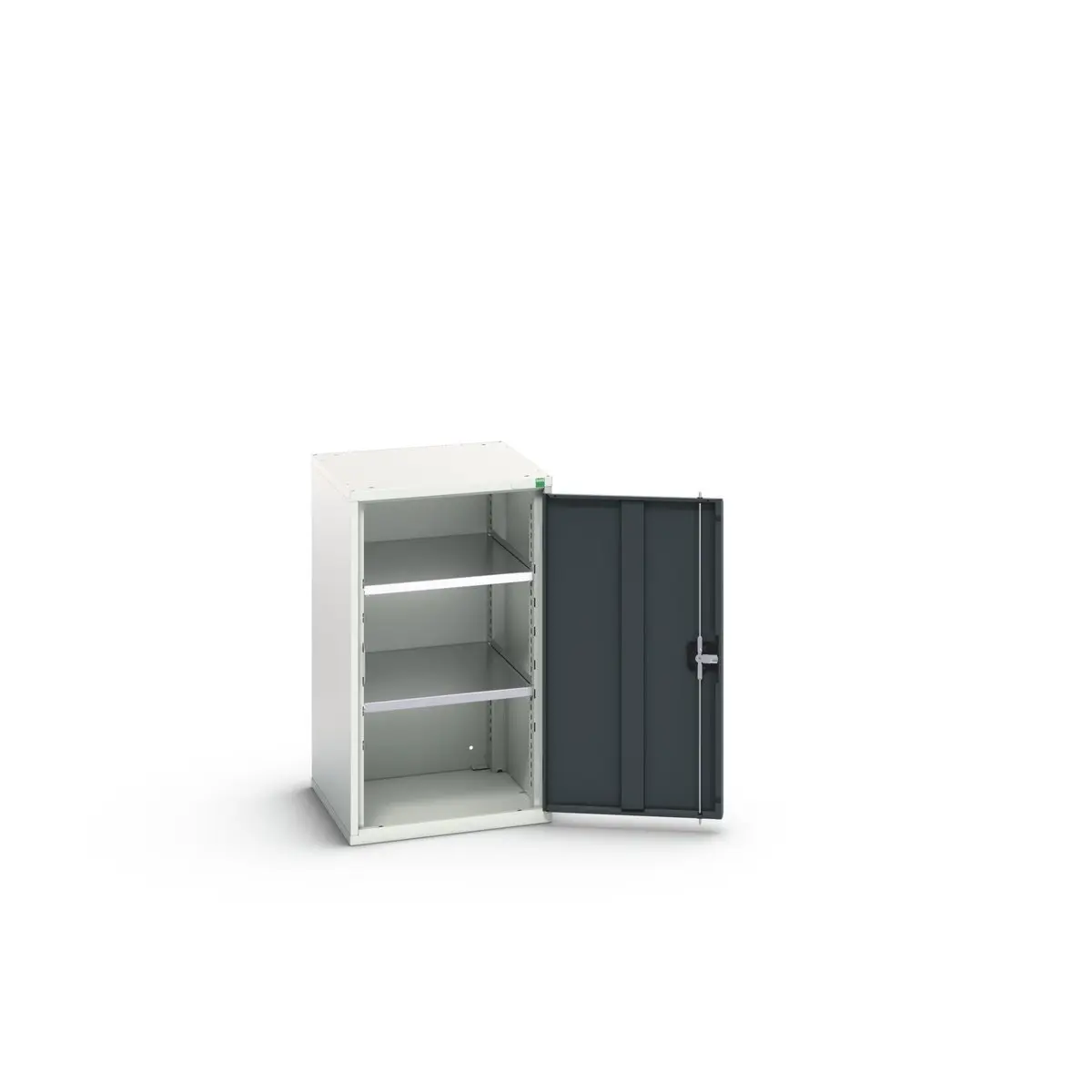 Produktfoto 1 von Bott Schrank Typ Regalschrank Bodenmontage 1 Tür/en 2 Regal/e 0 Schublade/n Verriegelbar Stahlblech