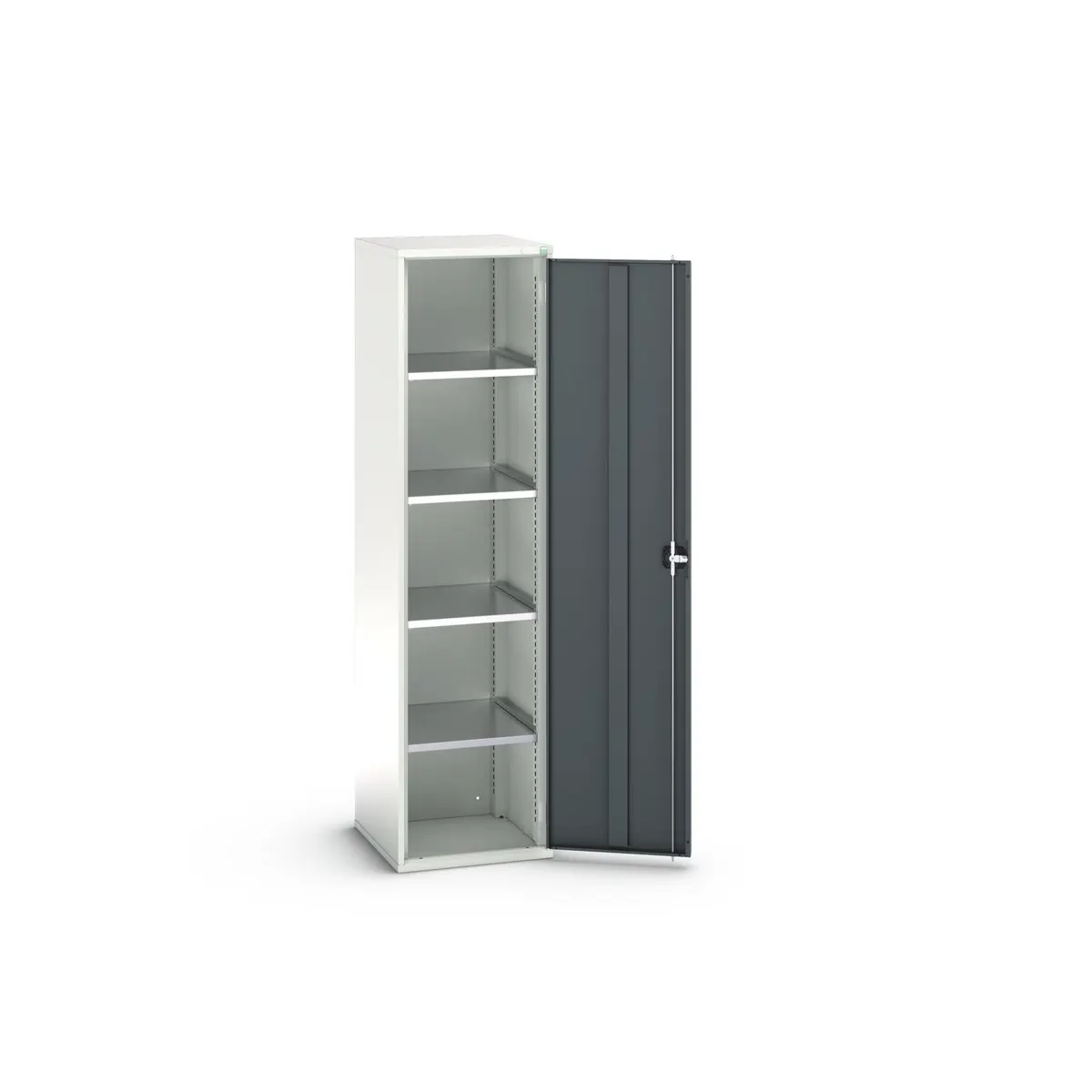 Produktfoto 1 von Bott Schrank Typ Regalschrank Freistehend 1 Tür/en 4 Regal/e 0 Schublade/n 2000 mm 525 mm Ja 550 mm Stahlblech