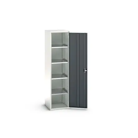 Produktfoto 1 von Bott Schrank Typ Regalschrank Freistehend 1 Tür/en 4 Regal/e 0 Schublade/n 2000 mm 525mm Abschließbar 550 mm Stahlblech