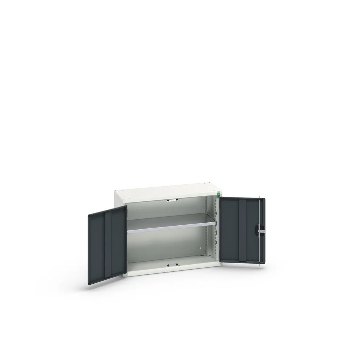 Produktfoto 1 von Bott Schrank Typ Schrank mit Ablage Freistehend 2 Tür/en 1 Regal/e 0 Schublade/n 600 mm 800 mm Ja 350 mm Stahlblech